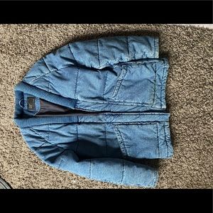 Puff denim jean jacket unisex